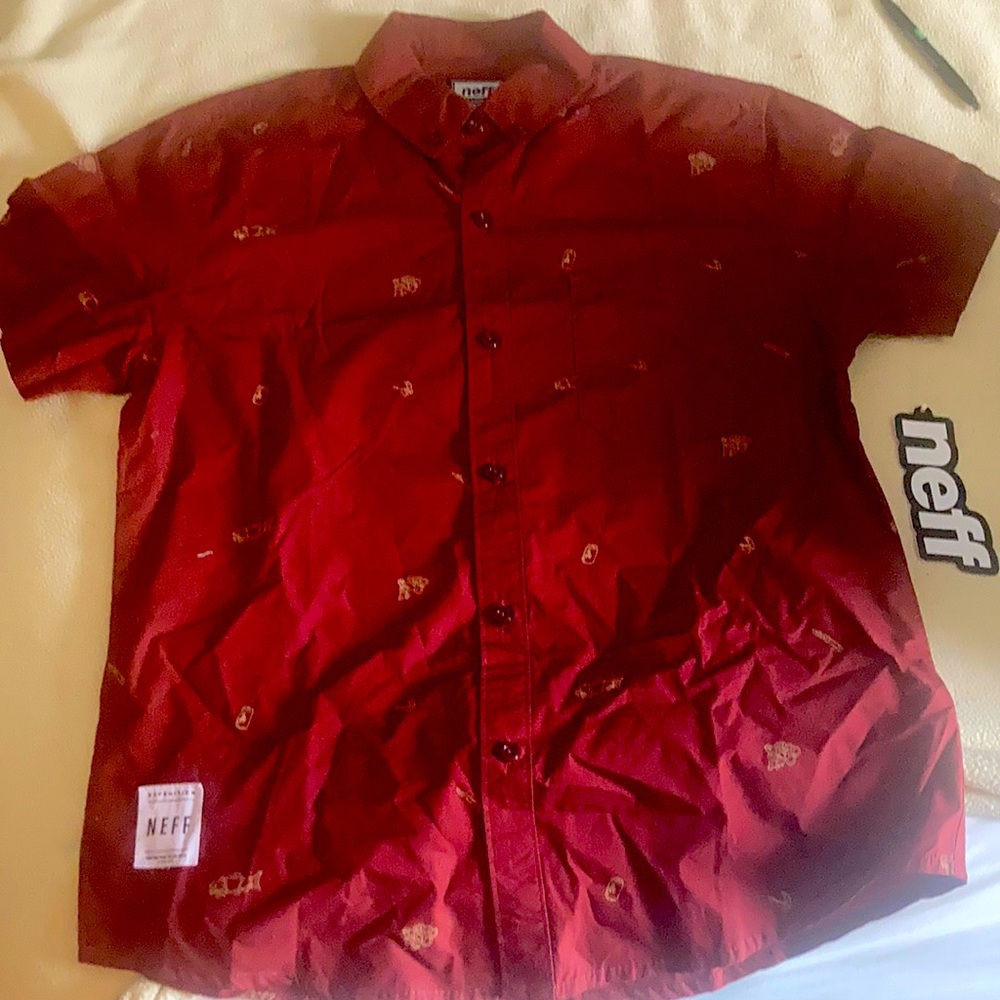 Neff Short Sleeve Button Down Shirt